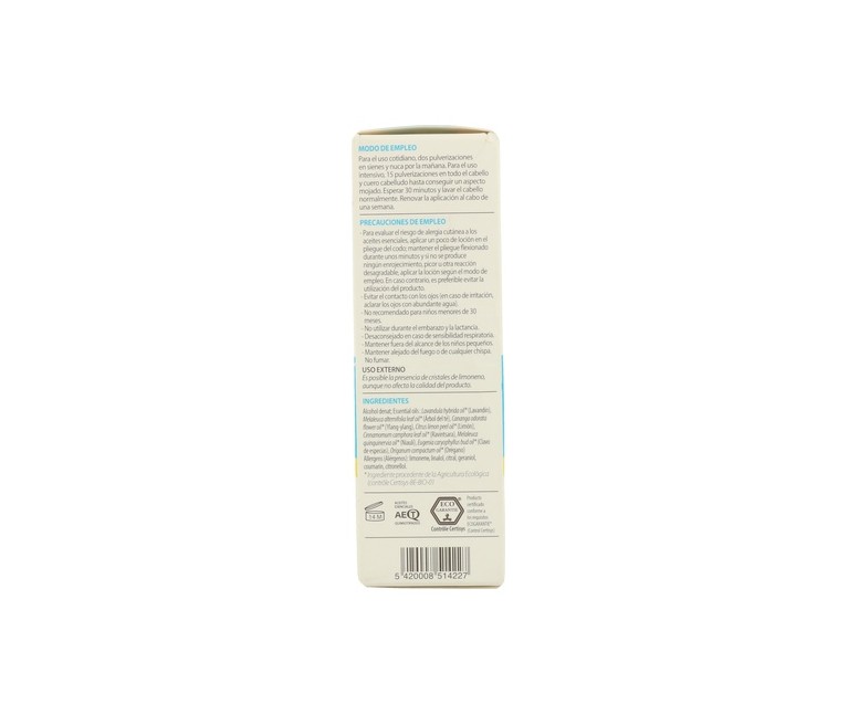 Loción Capilar en Vaporizador 30 ml de aceite Pranarom