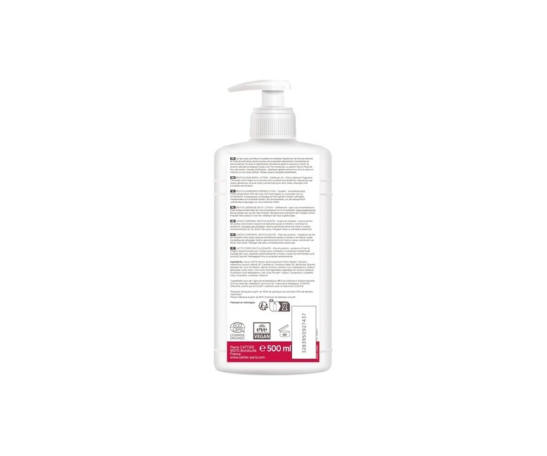 Leche corporal revitalizante 500 ml de crema Cattier