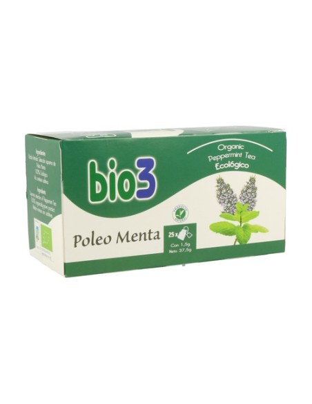 Bio 3 Poleo Menta 25 bolsitas infusoras Bio3