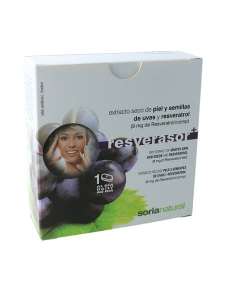 Resverasor Plus 28 comprimidos Soria Natural