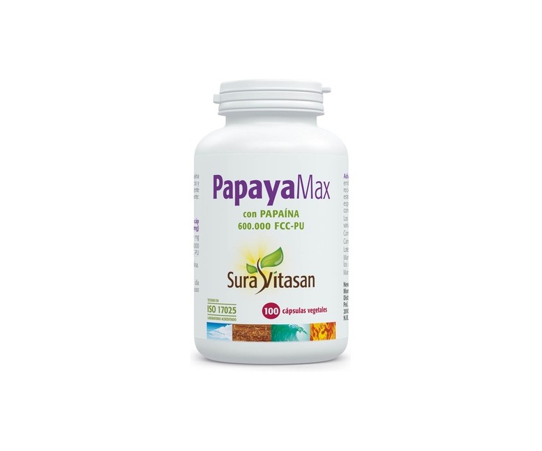 PapayaMax 100 cápsulas vegetales Sura Vitasan