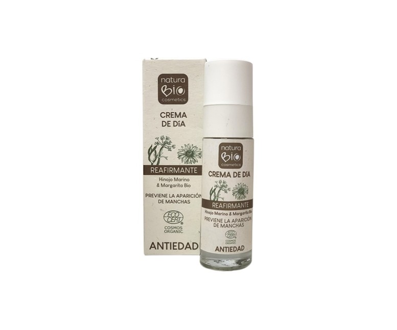 Crema de dia reafirmante hinojo 30 ml de crema NaturaBIO Cosmetics