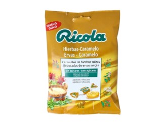 Caramelos Ricola Hierbas Suizas y Caramelo