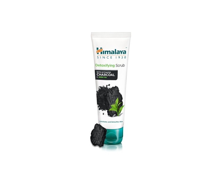 Exfoliante facial destoxificante de carbón 75 ml de crema Himalaya Herbals
