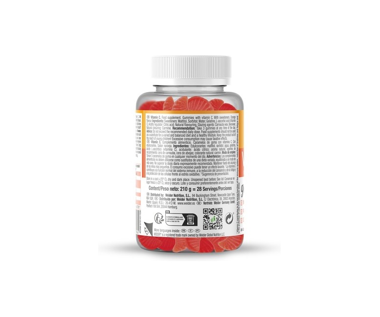 Gummy up revolution vitamina C de naranja 84 gominolas (Naranja) Weider
