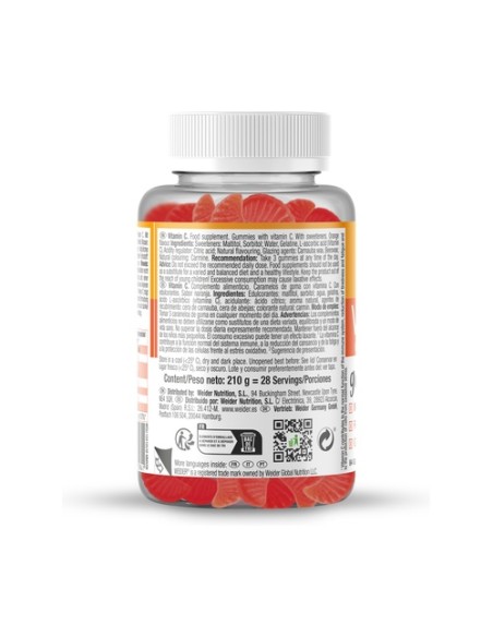 Gummy up revolution vitamina C de naranja 84 gominolas (Naranja) Weider