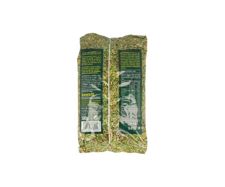 Sémola de Verduras Kesvit 500 g Sorribas