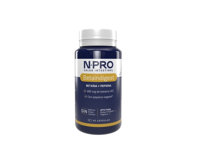 Betaindigest digestión betaína+pepsina 90 cápsulas NPro