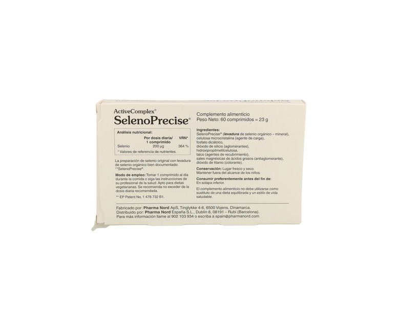 Activecomplex SelenoPrecise 60 comprimidos Pharma Nord
