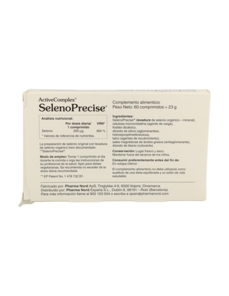 Activecomplex SelenoPrecise 60 comprimidos Pharma Nord