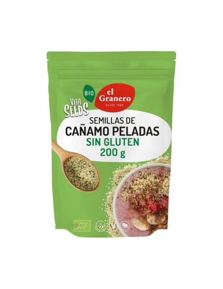 Vitaseeds semillas molidas de cáñamo peladas sin gluten Bio 200 g El Granero Integral