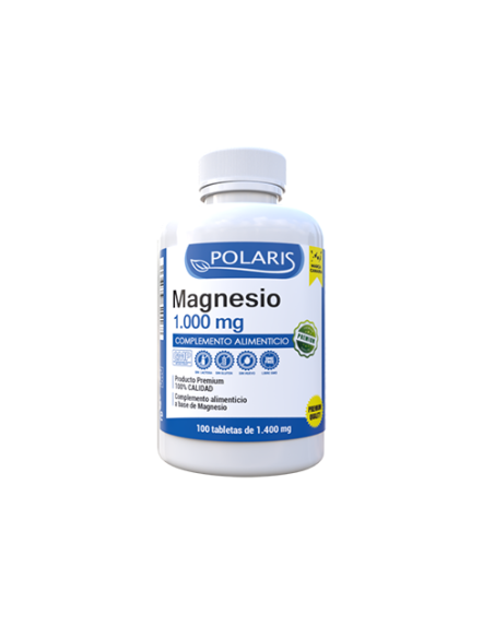 Magnesio 1000 mg 100 tabletas Polaris Formula