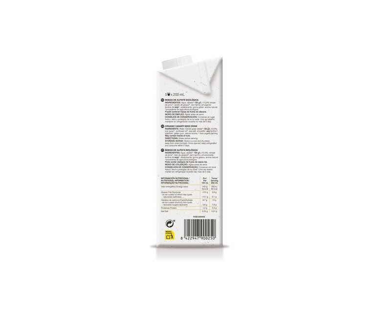 Pack de bebida de alpiste Bio 6 unidades de 1L Soria Natural