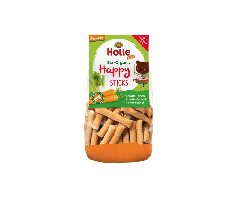 Palitos de espelta con zanahoria hinojo 100 g Holle