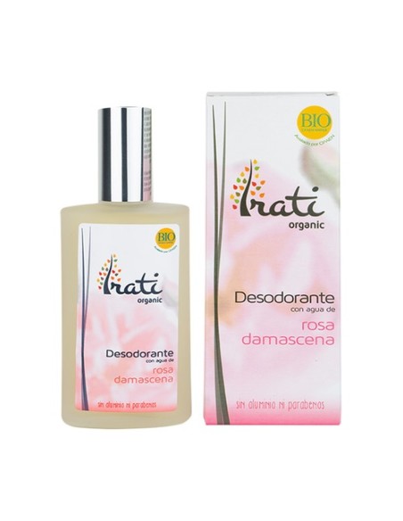 Desodorante Spray Rosa Damascena Bio 100 ml Irati Organic