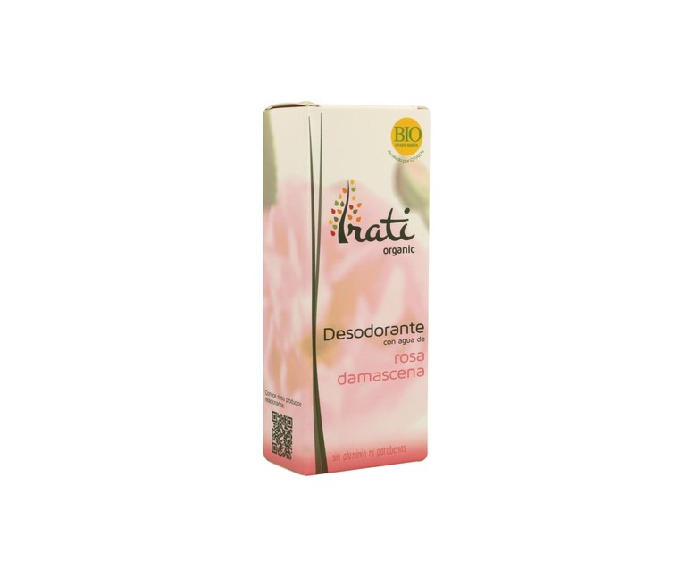 Desodorante Spray Rosa Damascena Bio 100 ml Irati Organic