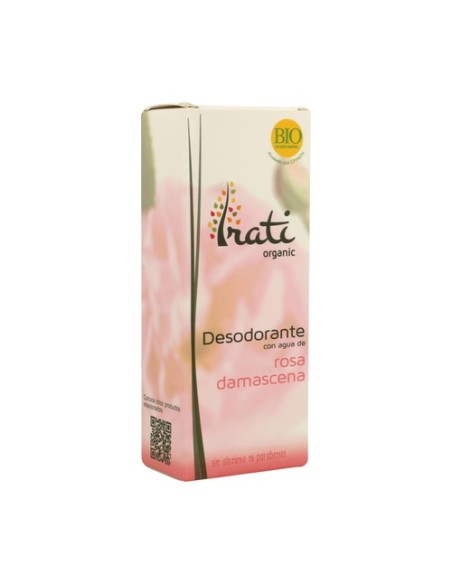 Desodorante Spray Rosa Damascena Bio 100 ml Irati Organic