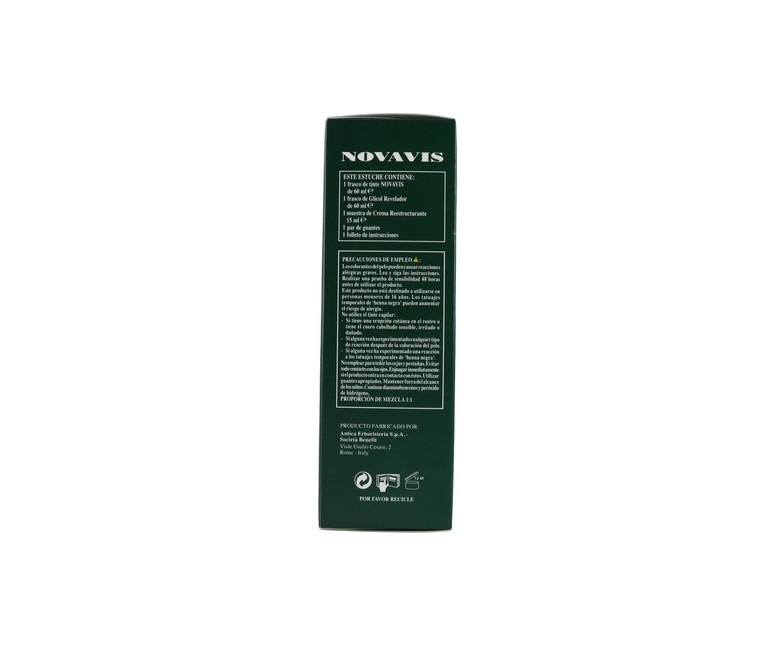 Tinte vegetal 8C Rubio Claro Ceniza 130 ml Novavis