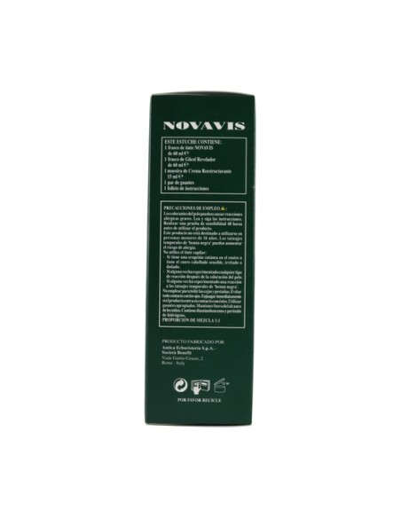 Tinte vegetal 8C Rubio Claro Ceniza 130 ml Novavis