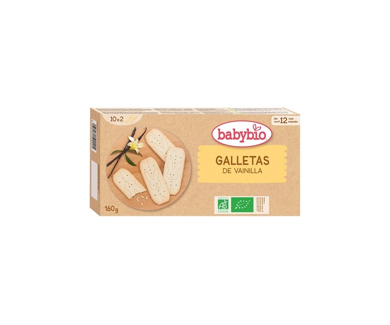 Galletas crecimiento vainilla 160 g Babybio