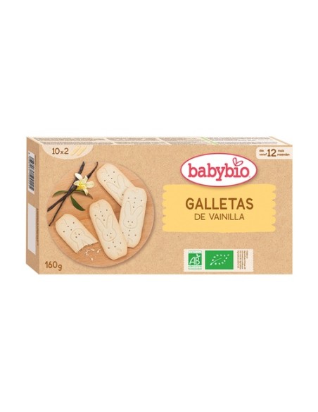 Galletas crecimiento vainilla 160 g Babybio