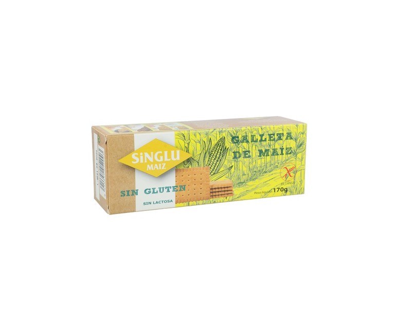 Galletas de Maíz Sin gluten 170 g Singlu