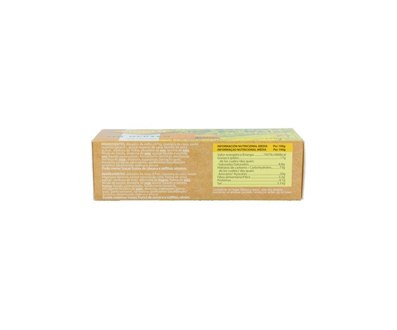 Galletas de Maíz Sin gluten 170 g Singlu
