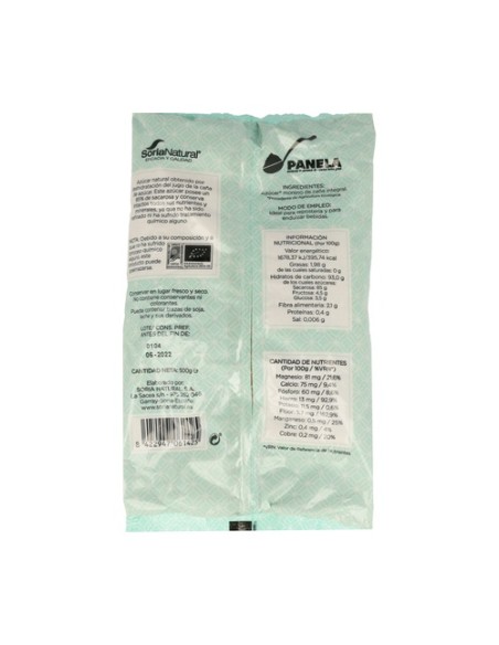 Panela Bio 500 g Soria Natural