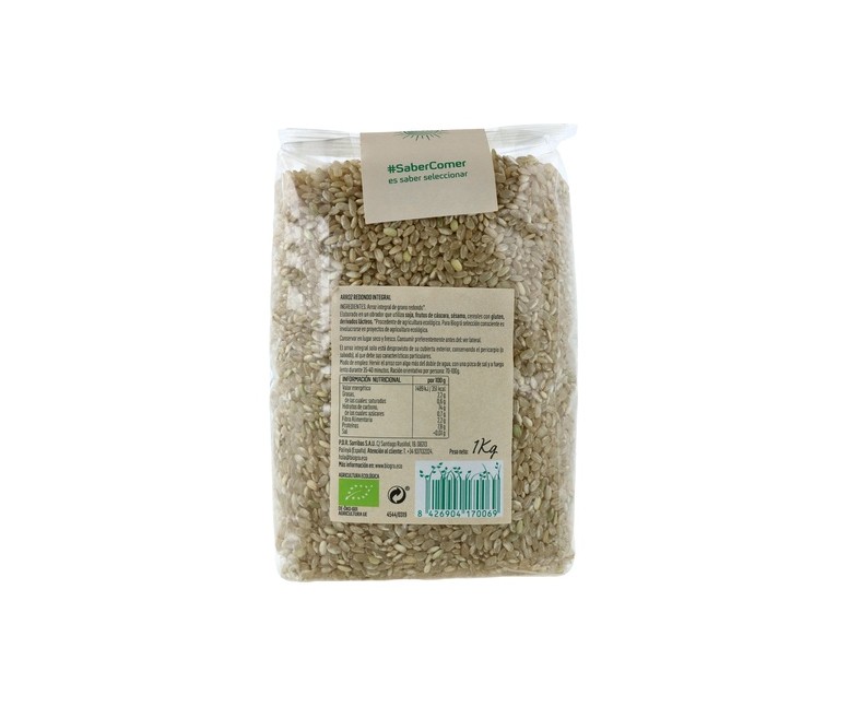 Arroz Integral Redondo Bio 1 kg Biográ