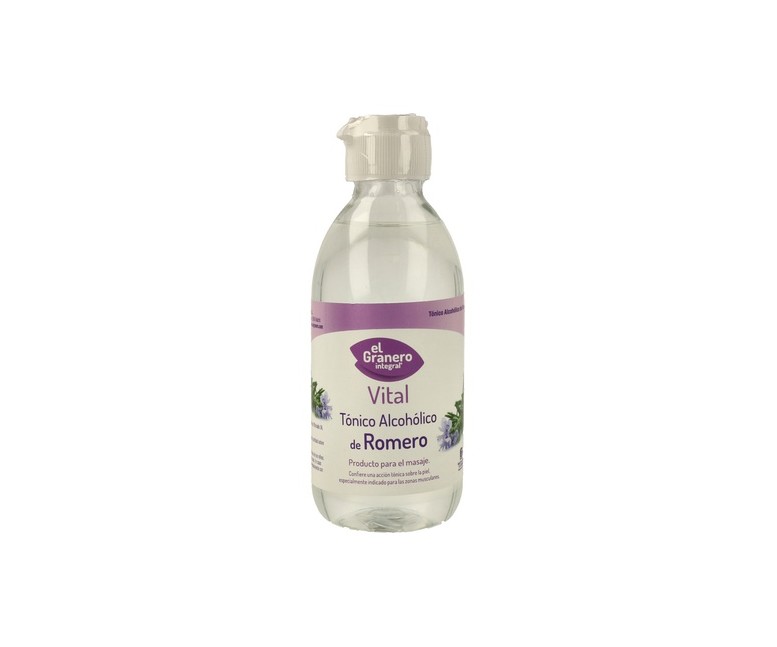 Tónico Alcohólico de Romero 250 ml El Granero Integral