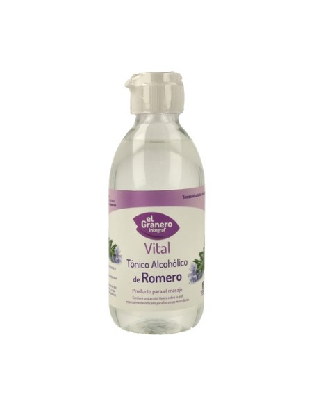 Tónico Alcohólico de Romero 250 ml El Granero Integral