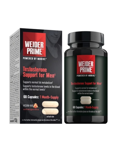 Prime testosterona en cápsulas para hombre 60 cápsulas Weider
