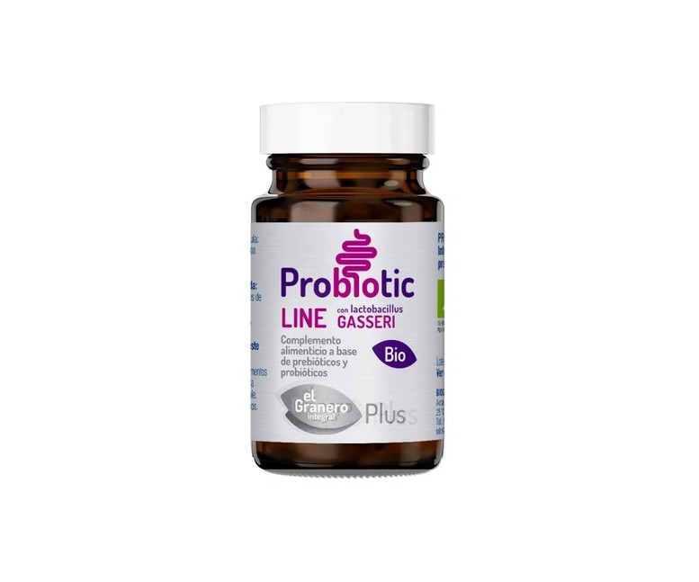 Probiotic Line Gasseri 30 cápsulas de 600mg El Granero Integral
