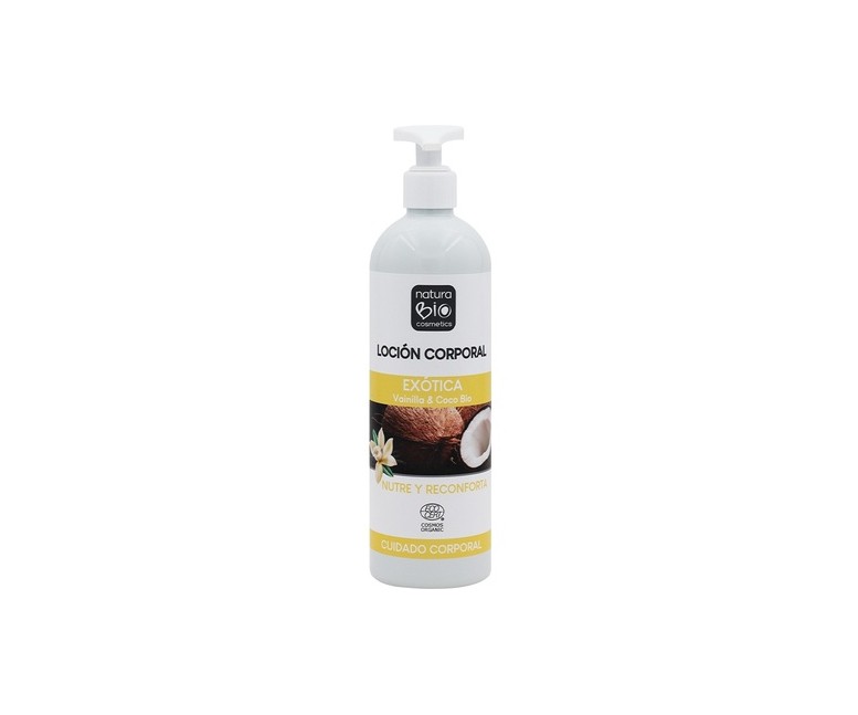 Loción Corporal Exótica Vainilla y Coco Bio 500 ml NaturaBIO Cosmetics