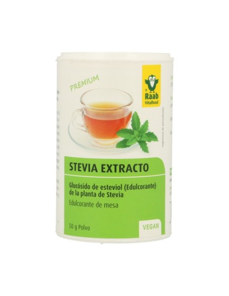 Stevia Polvo 50 g Raab