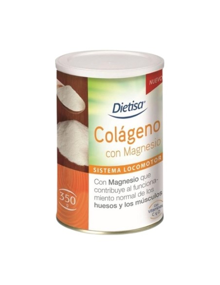 Colageno magnesio vitamina C y D 350 g de polvo Dietisa