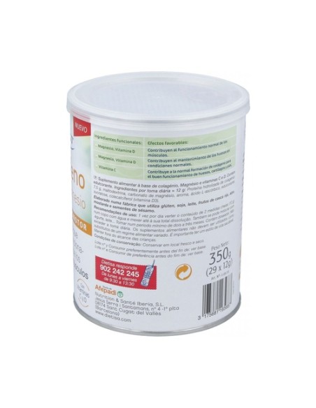 Colageno magnesio vitamina C y D 350 g de polvo Dietisa
