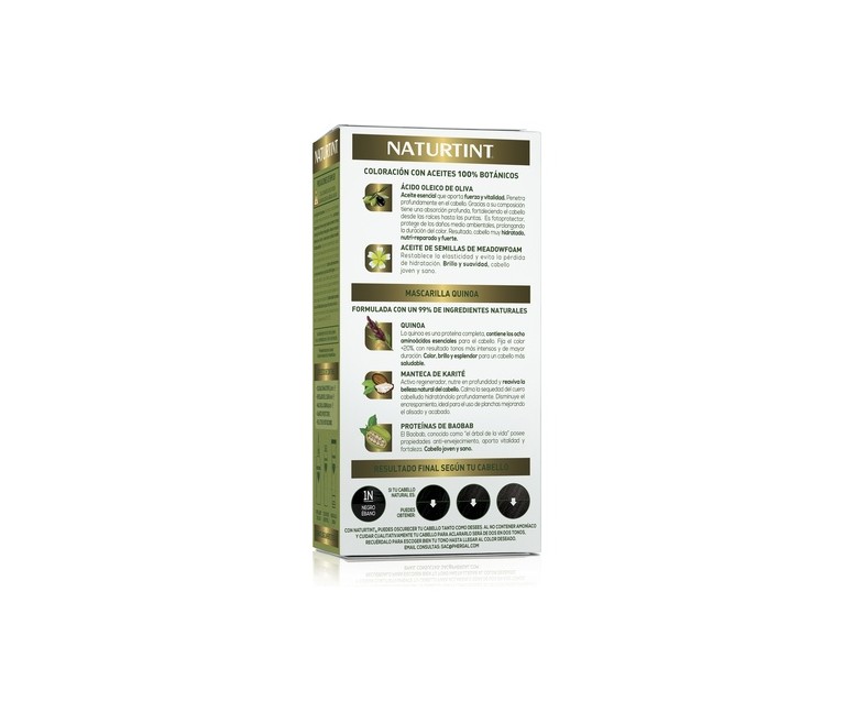 Coloración con quinoa 1n - nebro ébano 1 unidad Naturtint