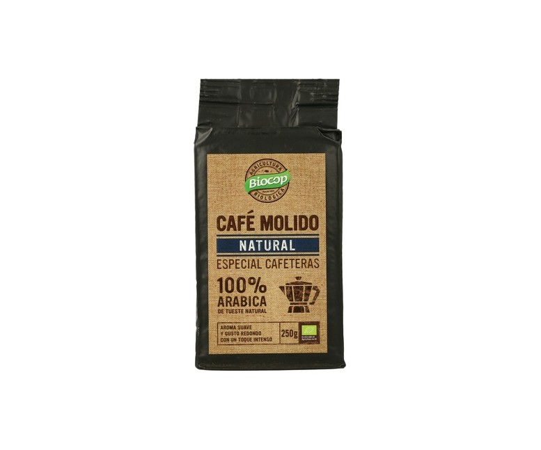 Café Molido 100% Arábica 250 g Biocop