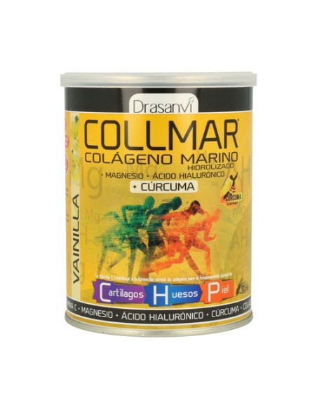 Collmar Magnesio + Cúrcuma (Sabor Vainilla) 300 g de polvo (Vainilla) Drasanvi