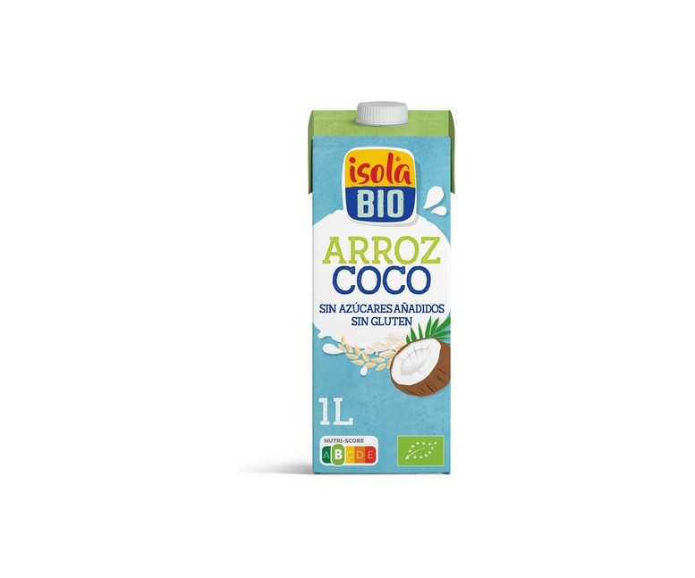 Pack de bebida de arroz y coco Bio 6 botellas de 1 L (Coco) Isola Bio