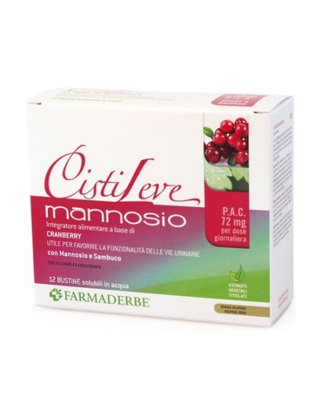 Cistileve Mannosio con arándanos 12 sobres Farmaderbe