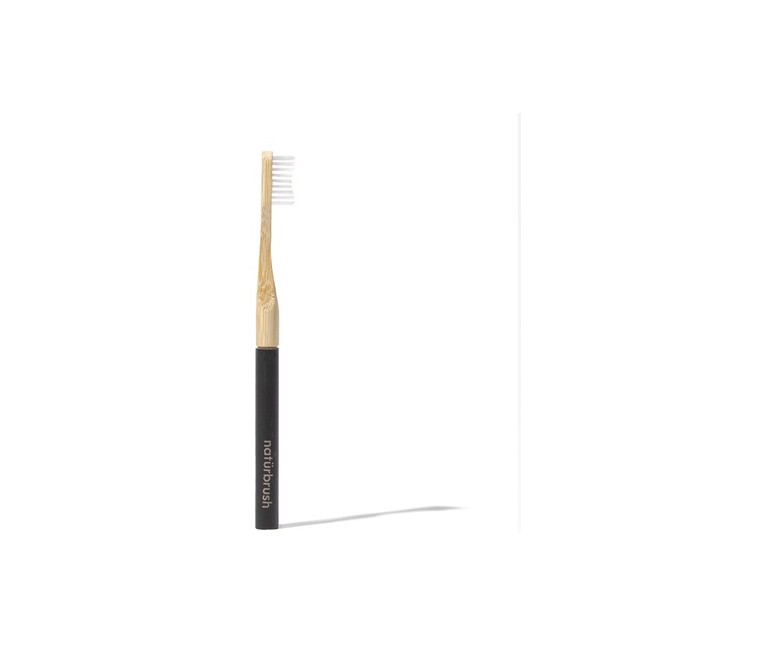 Cepillo de Dientes HeadLess Bambú con Cabezal Negro 1 unidad Naturbrush
