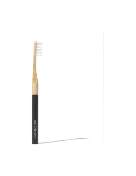 Cepillo de Dientes HeadLess Bambú con Cabezal Negro 1 unidad Naturbrush