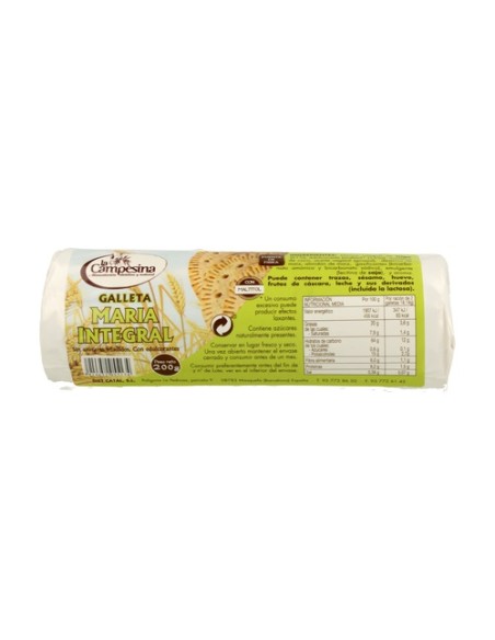 Galleta María sin Azúcar 200 g La Campesina
