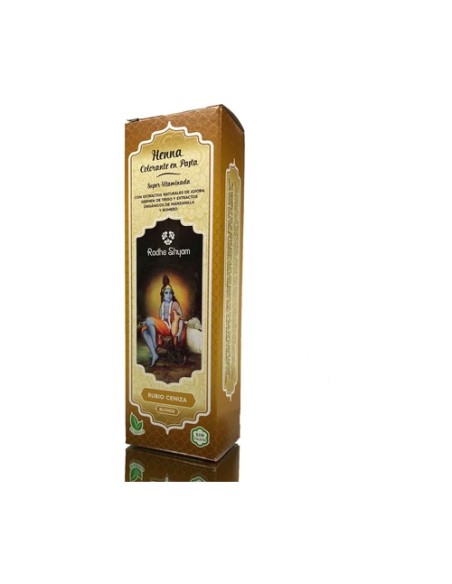 Henna Pasta Rubio Ceniza 1 unidad Radhe Shyam