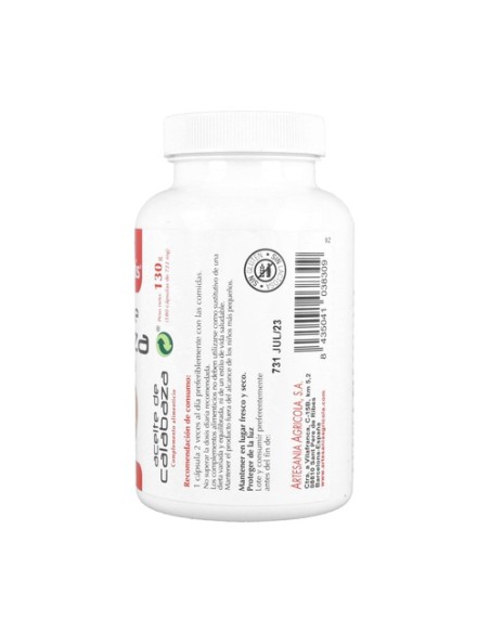 Aceite de Calabaza+Selenio+Vitamina E 180 cápsulas Plantis