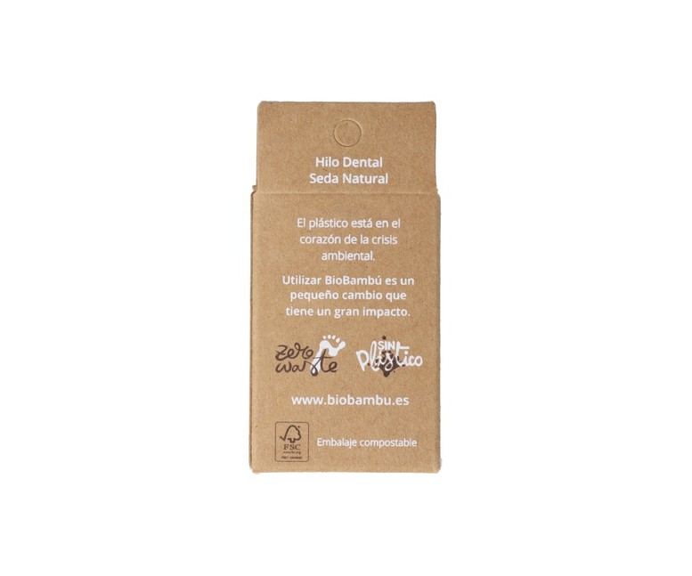 Recambio Hilo Dental de Seda Natural 2x30m 2 unidades BioBambú