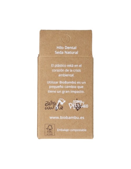 Recambio Hilo Dental de Seda Natural 2x30m 2 unidades BioBambú