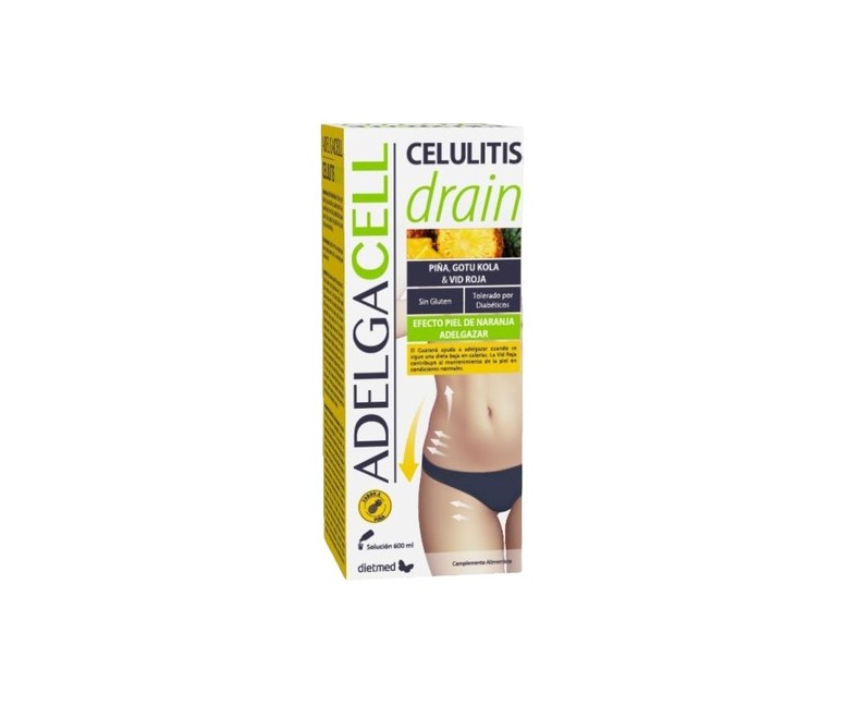 Adelgacell celulitis drain 600 ml (Piña) Dietmed